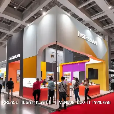 vendor booth pameran Klaten