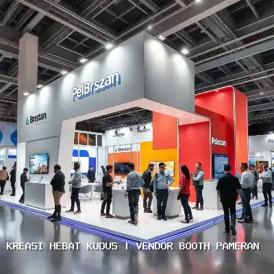 vendor booth pameran Kudus