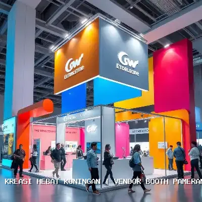 vendor booth pameran Kuningan