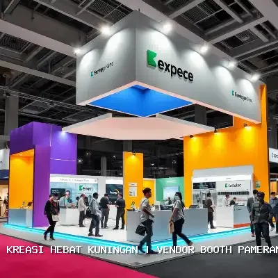 Vendor Booth Pameran Kuningan – Desain Custom & Finishing Rapi