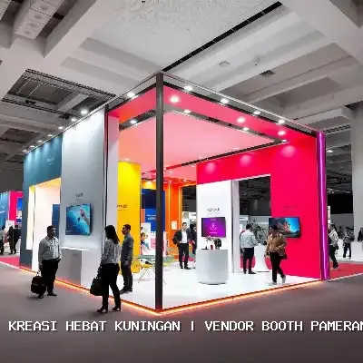 Vendor Booth Pameran Kuningan – Desain Custom & Finishing Rapi