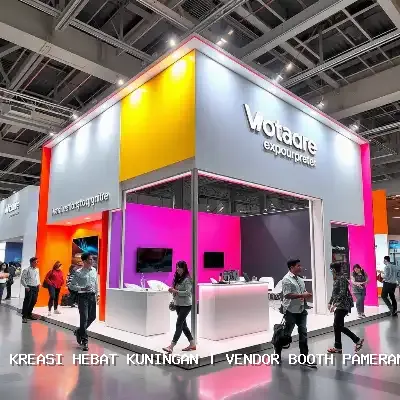 Vendor Booth Pameran Kuningan – Desain Custom & Finishing Rapi