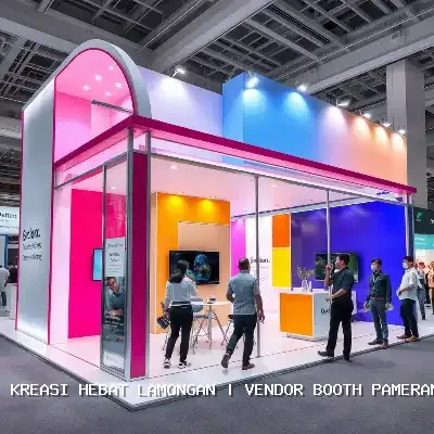 vendor booth pameran Lamongan