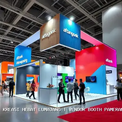 vendor booth pameran Lumajang