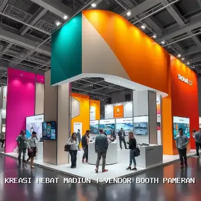 vendor booth pameran Madiun