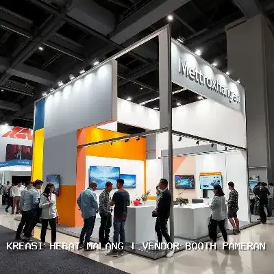 vendor booth pameran Malang