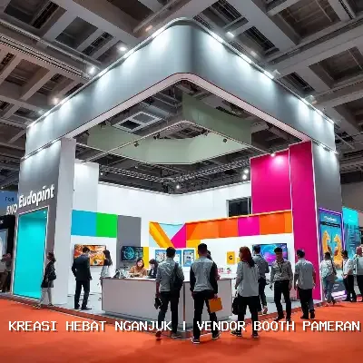 vendor booth pameran Nganjuk