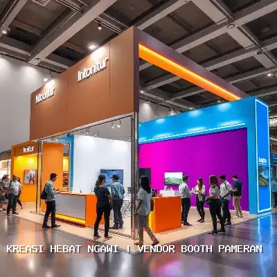 vendor booth pameran Ngawi