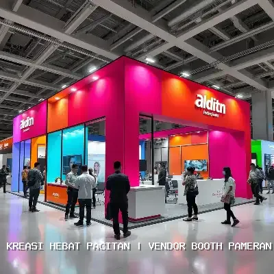 vendor booth pameran Pacitan