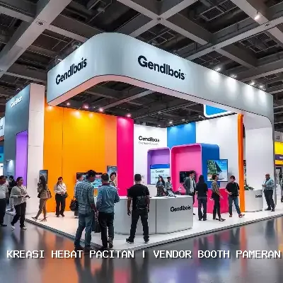 Vendor Booth Pameran Pacitan – Desain Custom & Finishing Rapi