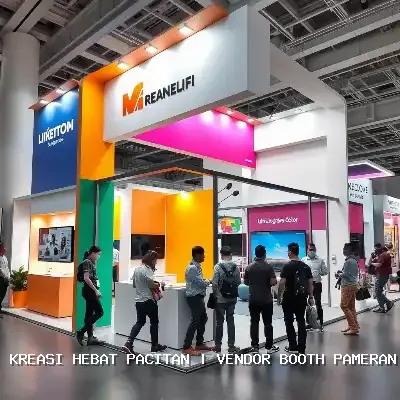 Vendor Booth Pameran Pacitan – Desain Custom & Finishing Rapi