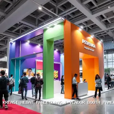vendor booth pameran Pandeglang