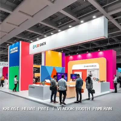 vendor booth pameran Pati