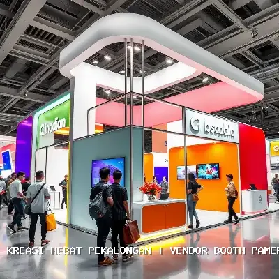 vendor booth pameran Pekalongan