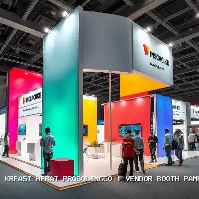 vendor booth pameran Probolinggo