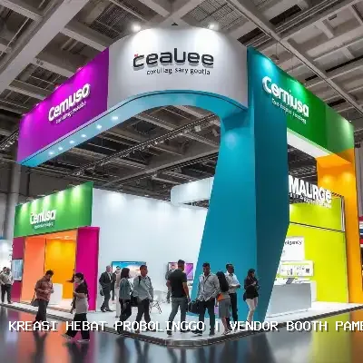 Vendor Booth Pameran Probolinggo