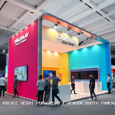 vendor booth pameran Purworejo