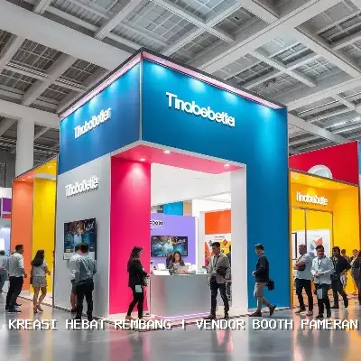 vendor booth pameran Rembang