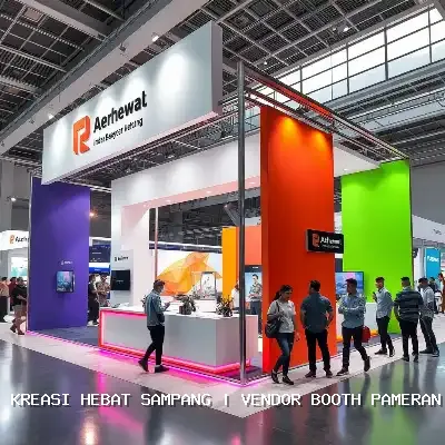 vendor booth pameran Sampang