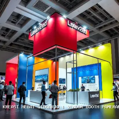 vendor booth pameran Sidoarjo