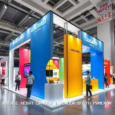 vendor booth pameran Sragen
