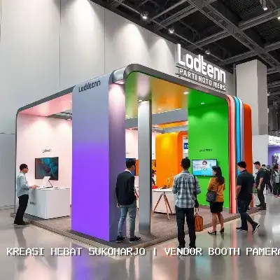 vendor booth pameran Sukoharjo