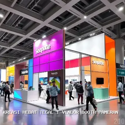 vendor booth pameran Tegal