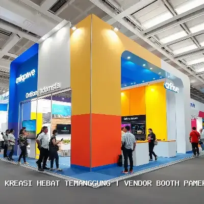 vendor booth pameran Temanggung