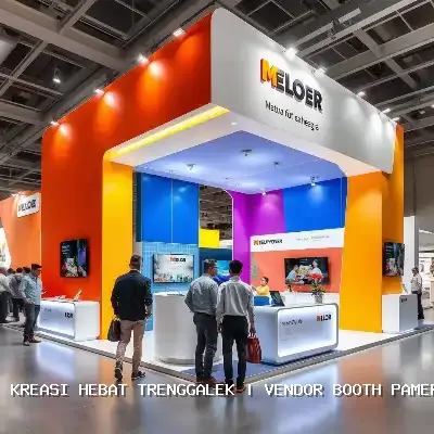 vendor booth pameran Trenggalek
