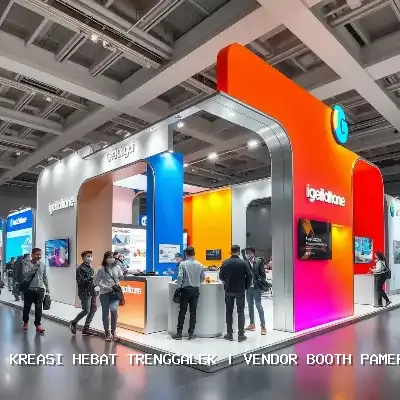 Vendor Booth Pameran Trenggalek