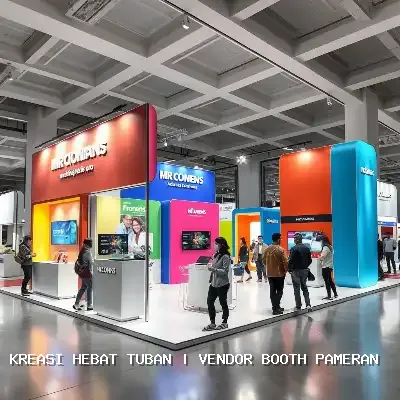 vendor booth pameran Tuban