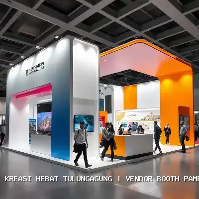 vendor booth pameran Tulungagung