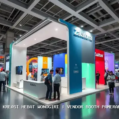 Vendor Booth Pameran Wonogiri: Desain Custom & Finishing Rapi