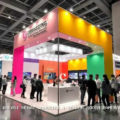 Vendor Booth Pameran Wonogiri: Desain Custom & Finishing Rapi