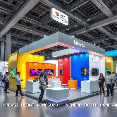 vendor booth pameran Wonosobo