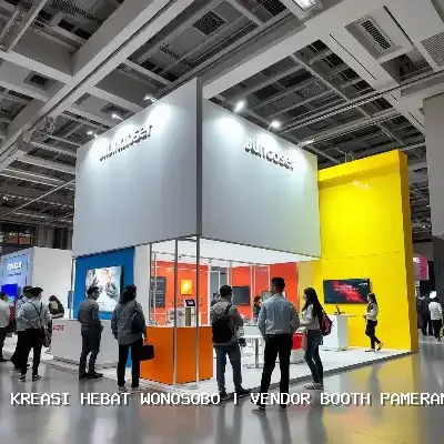 Vendor Booth Pameran Wonosobo