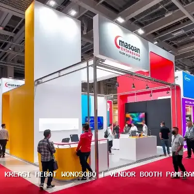Vendor Booth Pameran Wonosobo