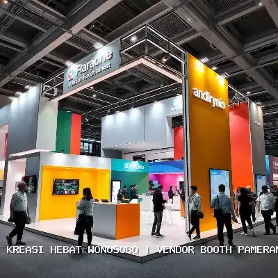 Vendor Booth Pameran Wonosobo