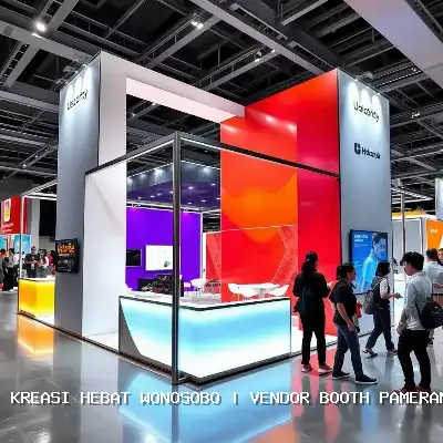 Vendor Booth Pameran Wonosobo