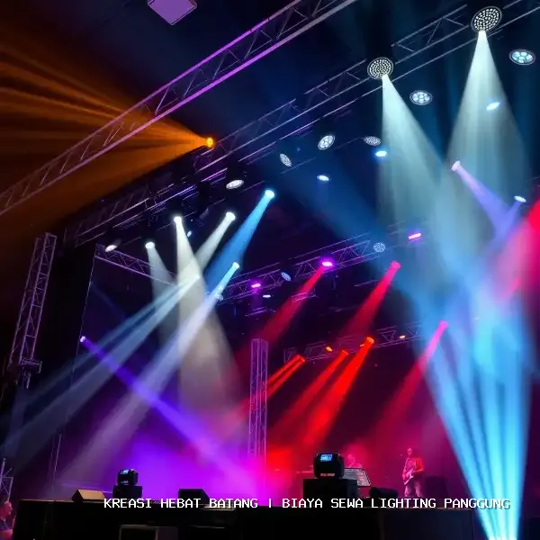biaya sewa lighting panggung Batang
