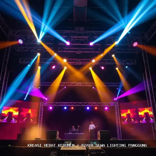 biaya sewa lighting panggung Kebumen