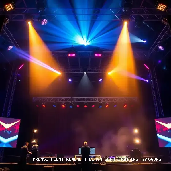 biaya sewa lighting panggung Kendal
