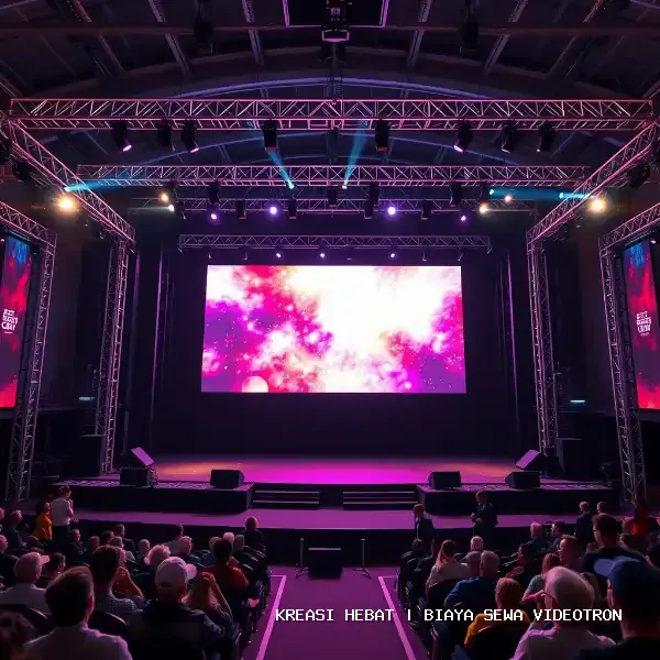 biaya sewa videotron