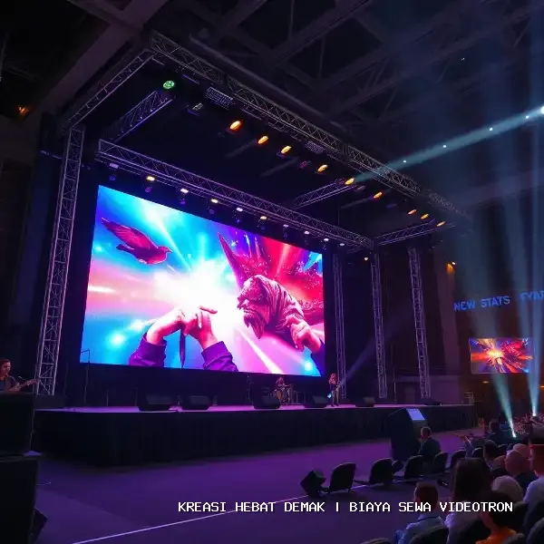 biaya sewa videotron Demak