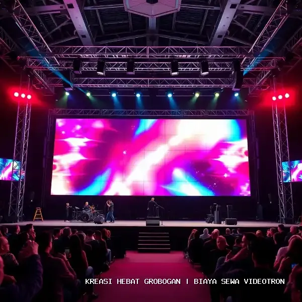 biaya sewa videotron Grobogan