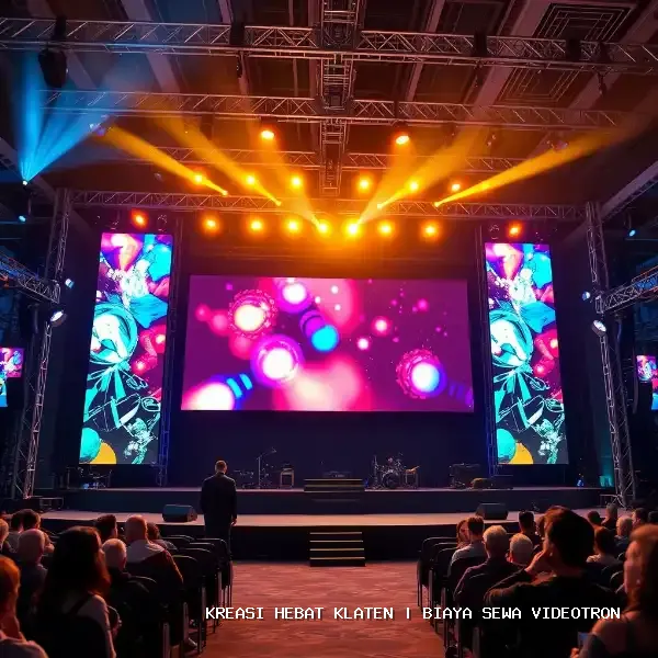 biaya sewa videotron Klaten