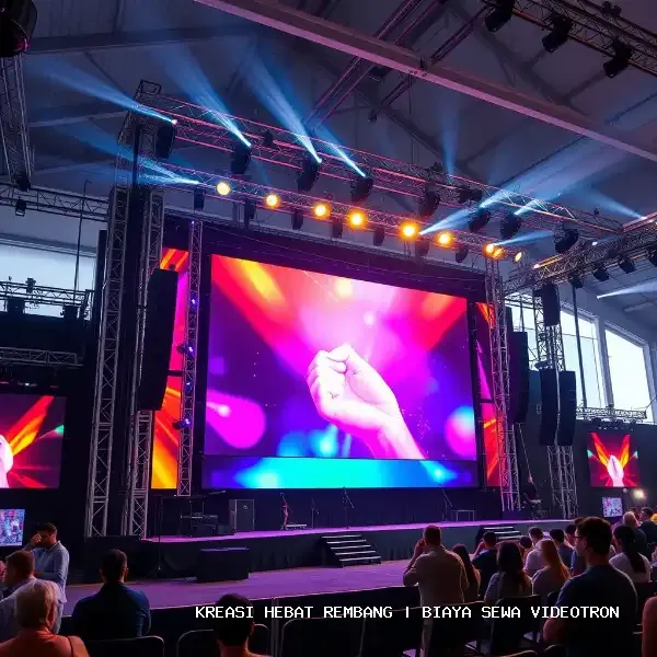 biaya sewa videotron Rembang