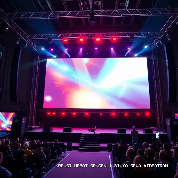 biaya sewa videotron Sragen