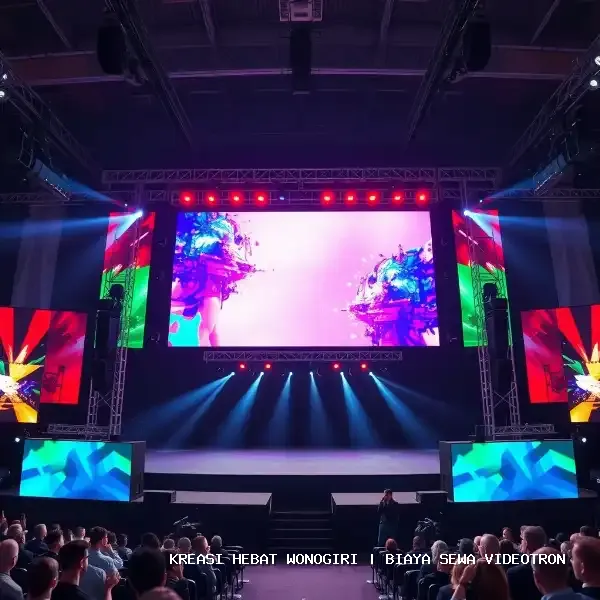 biaya sewa videotron Wonogiri