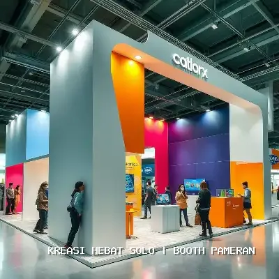 booth pameran Solo Desain Custom Berkualitas